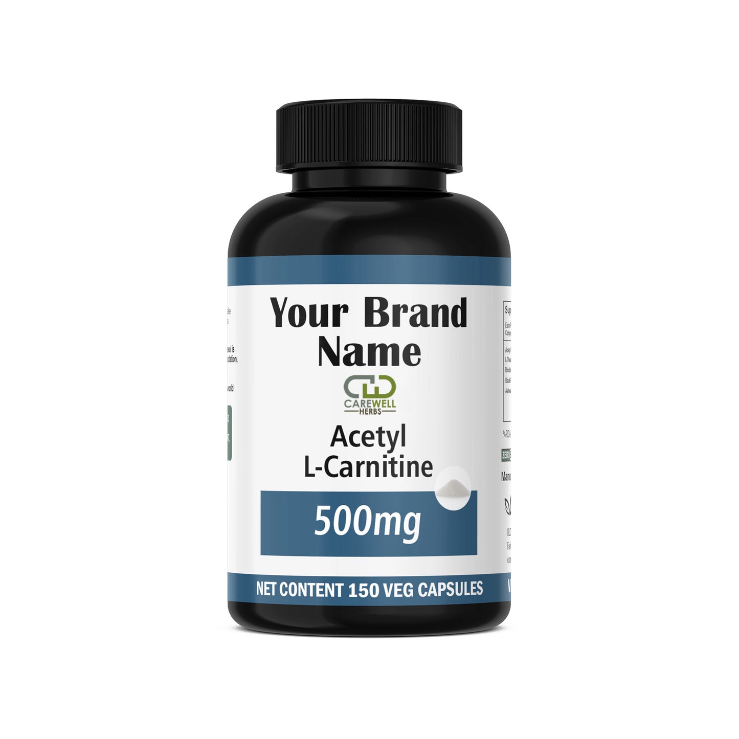 Acetyl L-carnitine 500mg capsules by Carewell Herbs