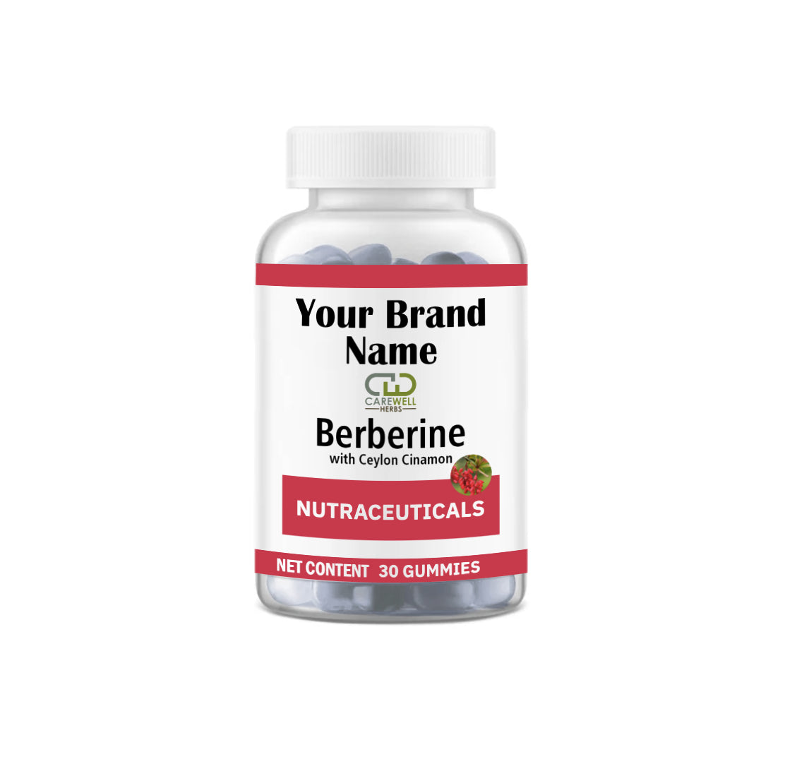 Berberine Gummies 500mg | 30 Pack | Carewell Herbs