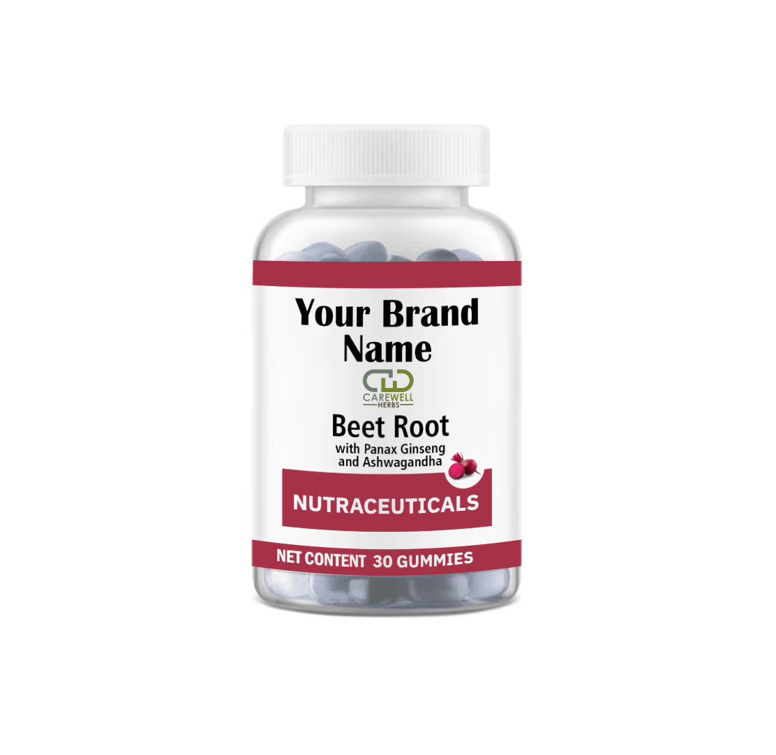Beetroot Gummies Private Label | OEM / ODM | Custom Formula & Packaging | Carewell Herbs