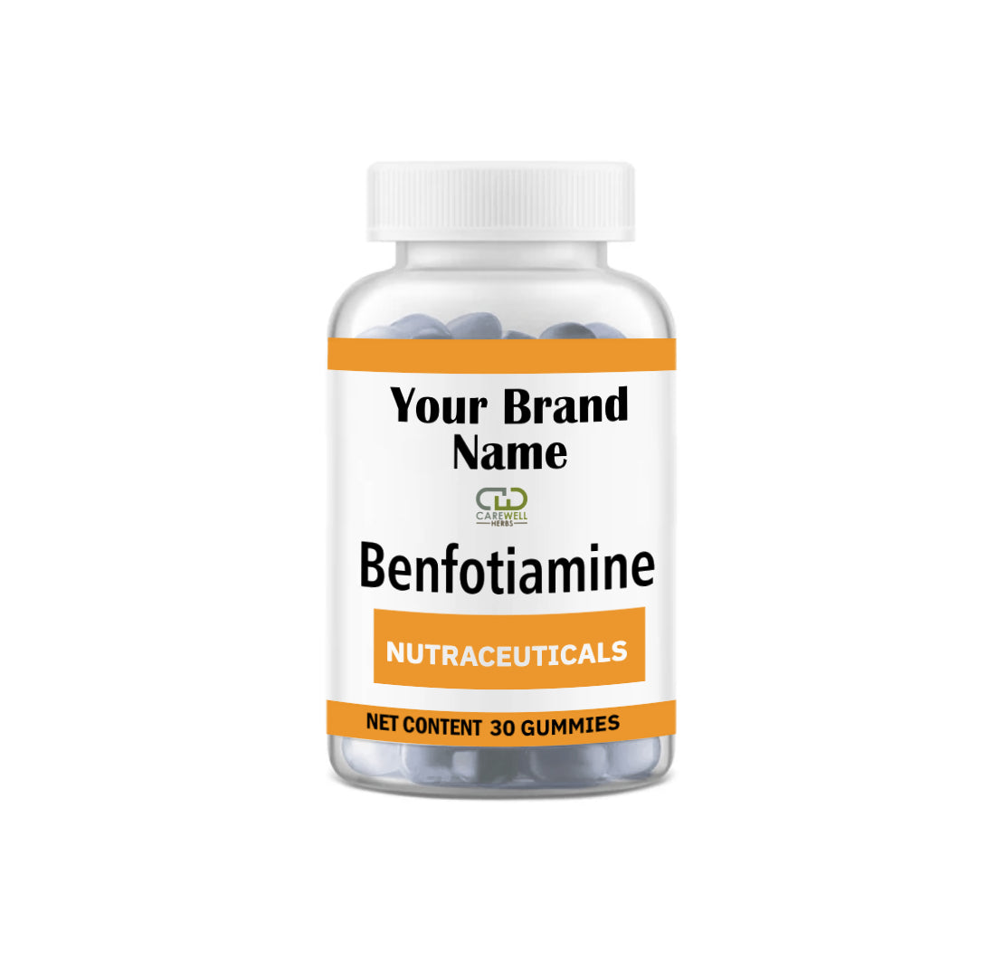 Benfotiamine Gummies – Nerve & Glucose Support | Private Label | OEM/ODM | 30 Gummies | Carewell Herbs