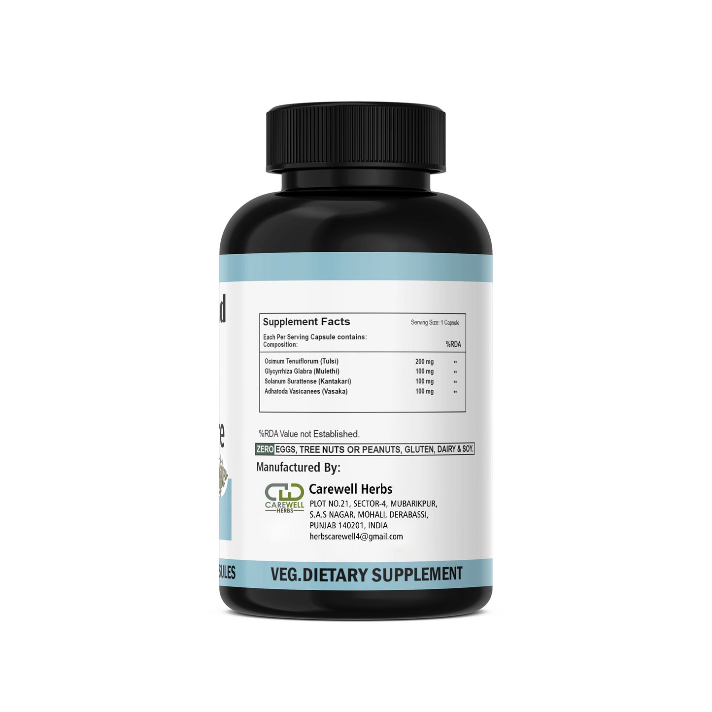 Asthma Care 500mg Capsules by Carewell Herbs