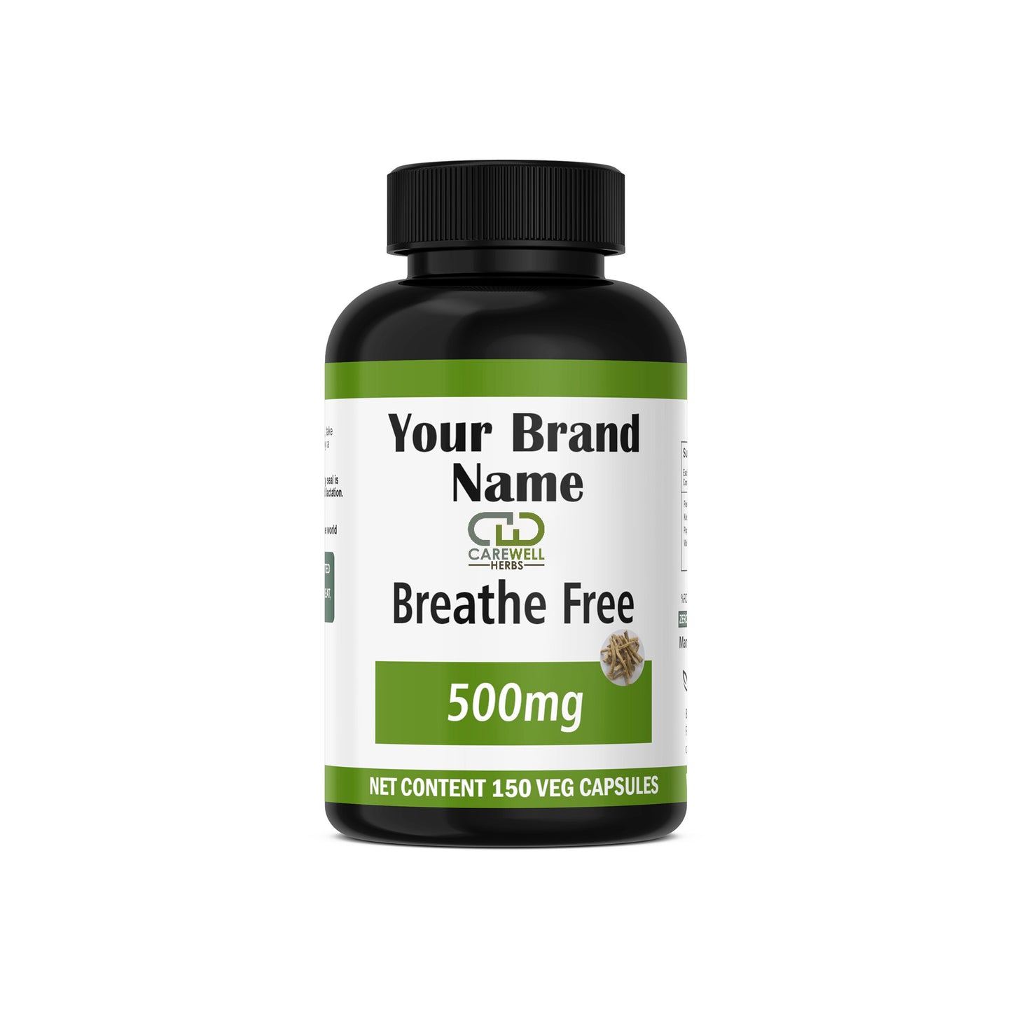 Breathe Free 500mg Capsules | Carewell Herbs