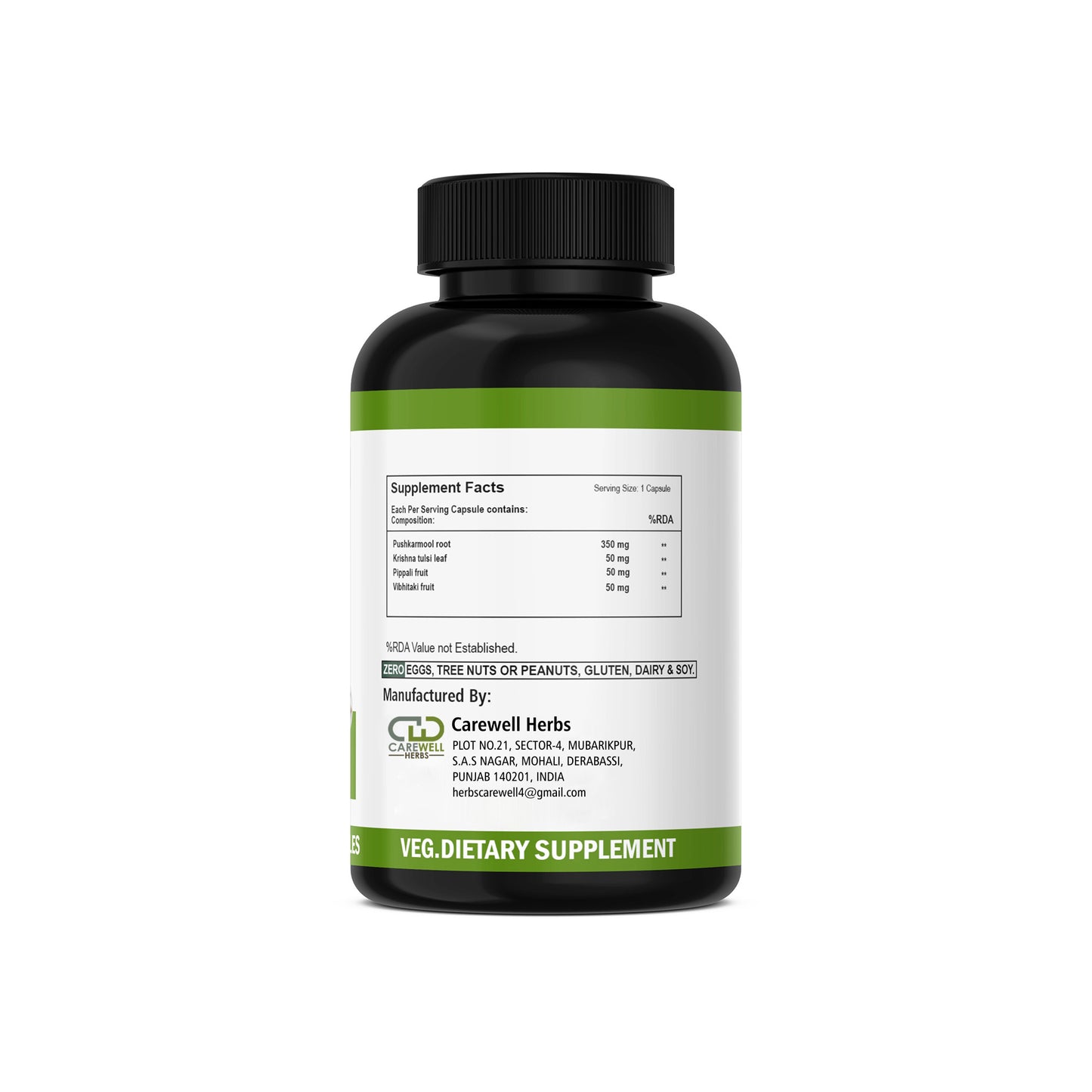 Breathe Free 500mg Capsules | Carewell Herbs