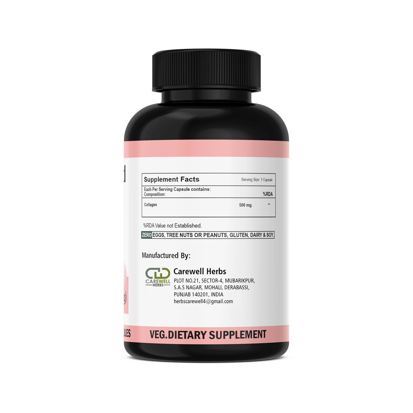 Collagen Herbal Capsules by Carewell Herbs – ODM & OEM Solutions