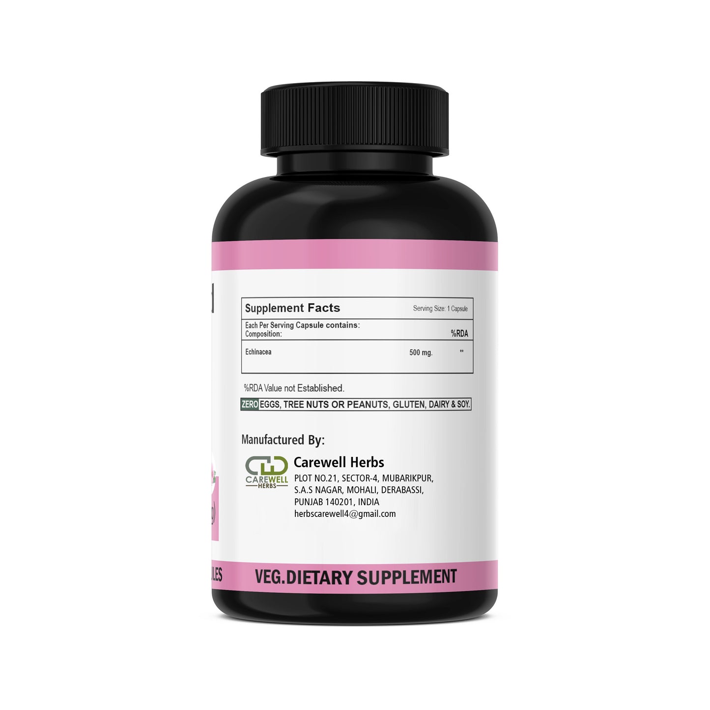 Echinacea Capsules | ODM & OEM Solutions by Carewell Herbs