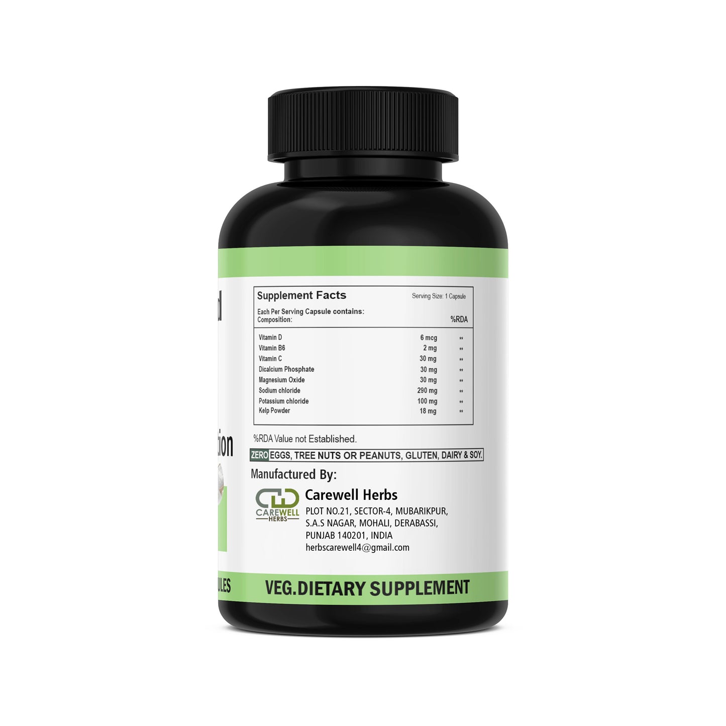 Electrolyte Hydration 500mg Capsules  for OEM ODM by Carewell Herbs