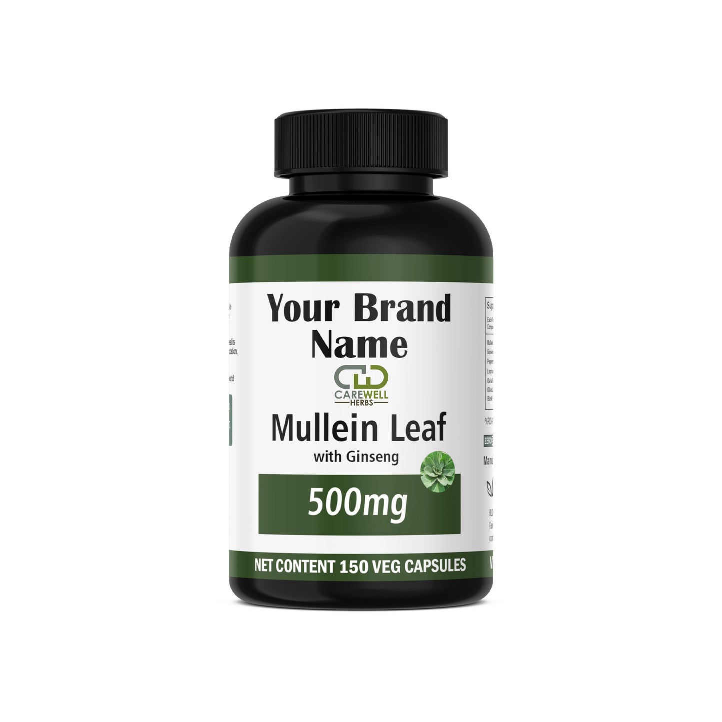 Moringa 500mg Capsules | Carewell Herbs Customizable ODM OEM
