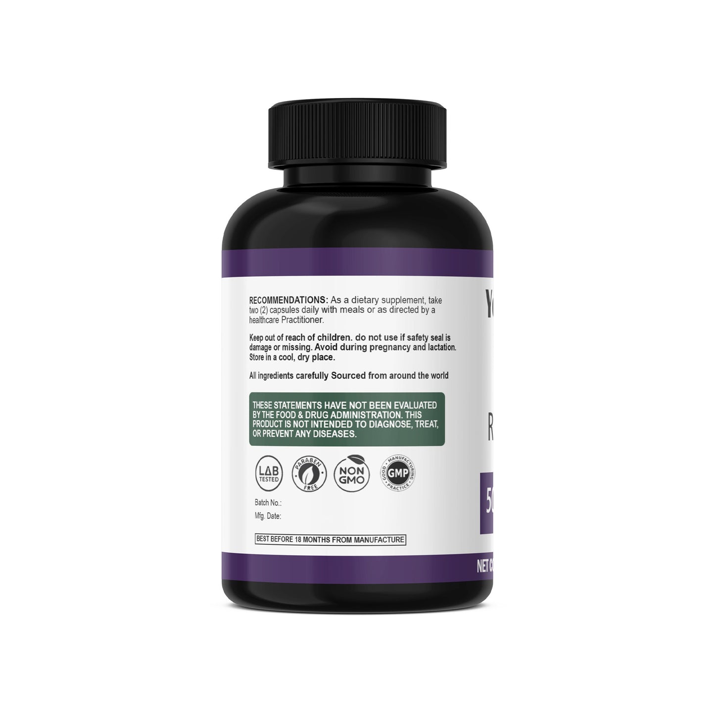 Resveratrol Capsules | Carewell Herbs – Private Label Available