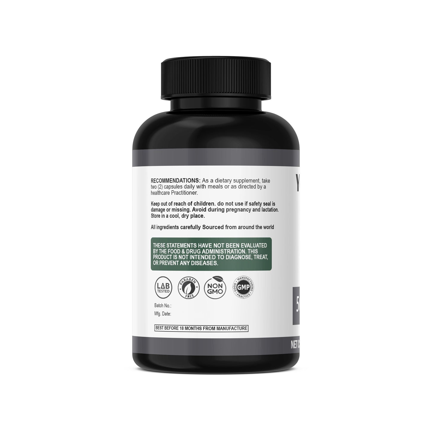 Shilajit Capsules | Carewell Herbs - Customizable for Your Brand