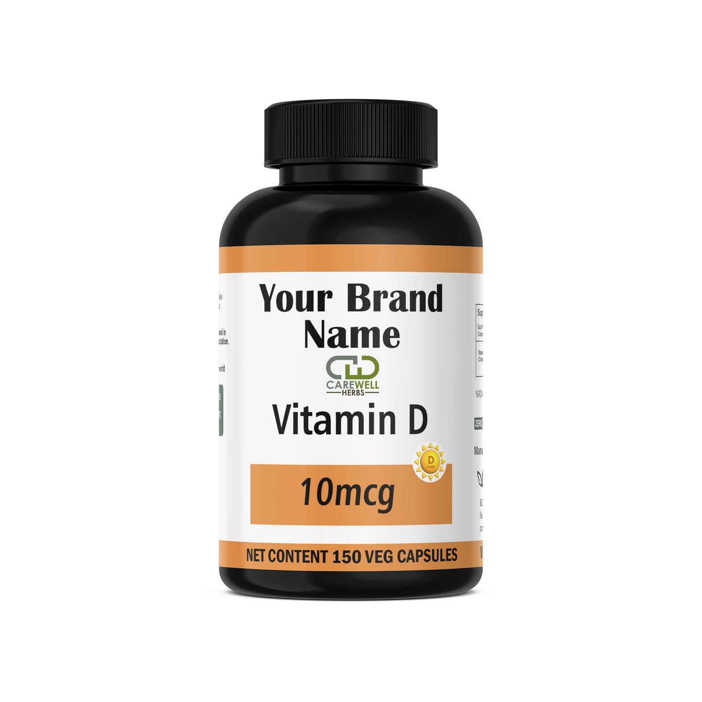 Vitamin D Capsules – OEM, ODM & Private Labeling Available by Carewell Herbs