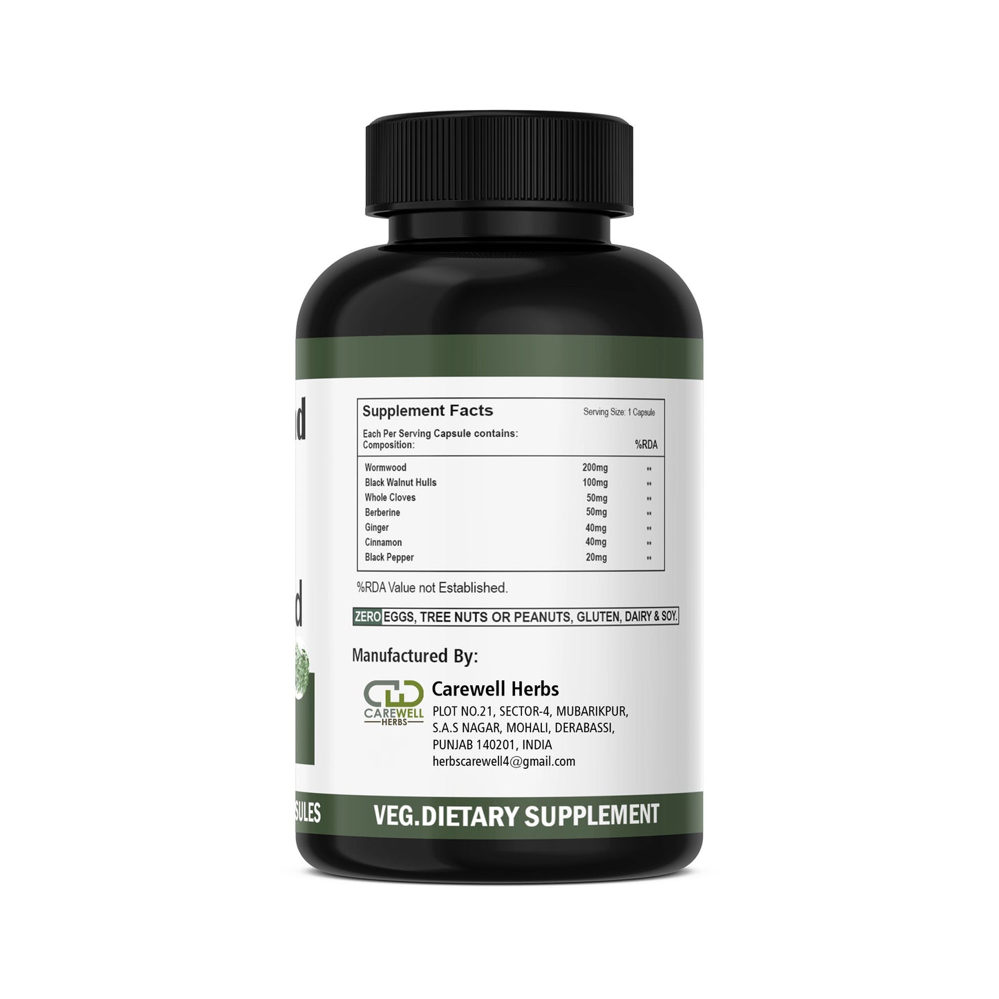 Wormwood Capsules | Customizable for OEM & Private Label | Carewell Herbs