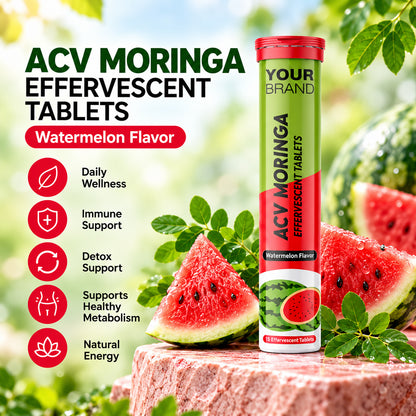 ACV Moringa Effervescent Tablets Manufacturer | Carewell Herbs
