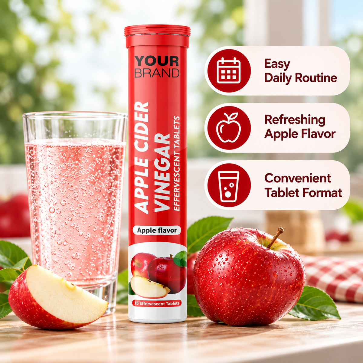 Apple Cider Vinegar Effervescent Tablets