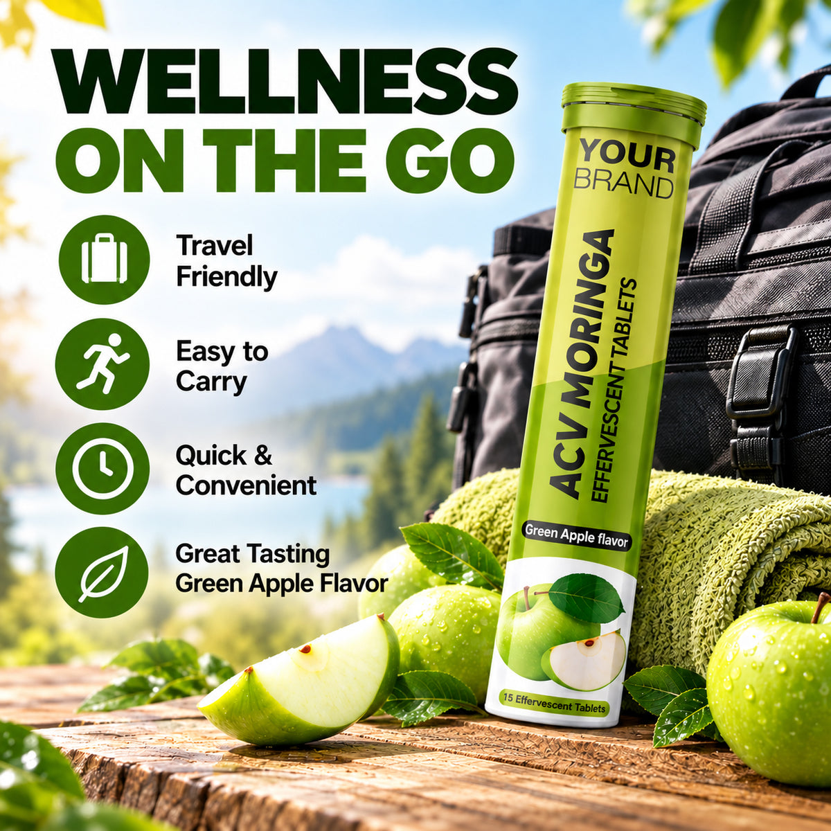 ACV Moringa Effervescent Tablets