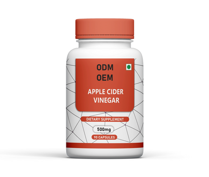 Apple Cider Vinegar 500mg capsules by Carewell Herbs ODM OEM