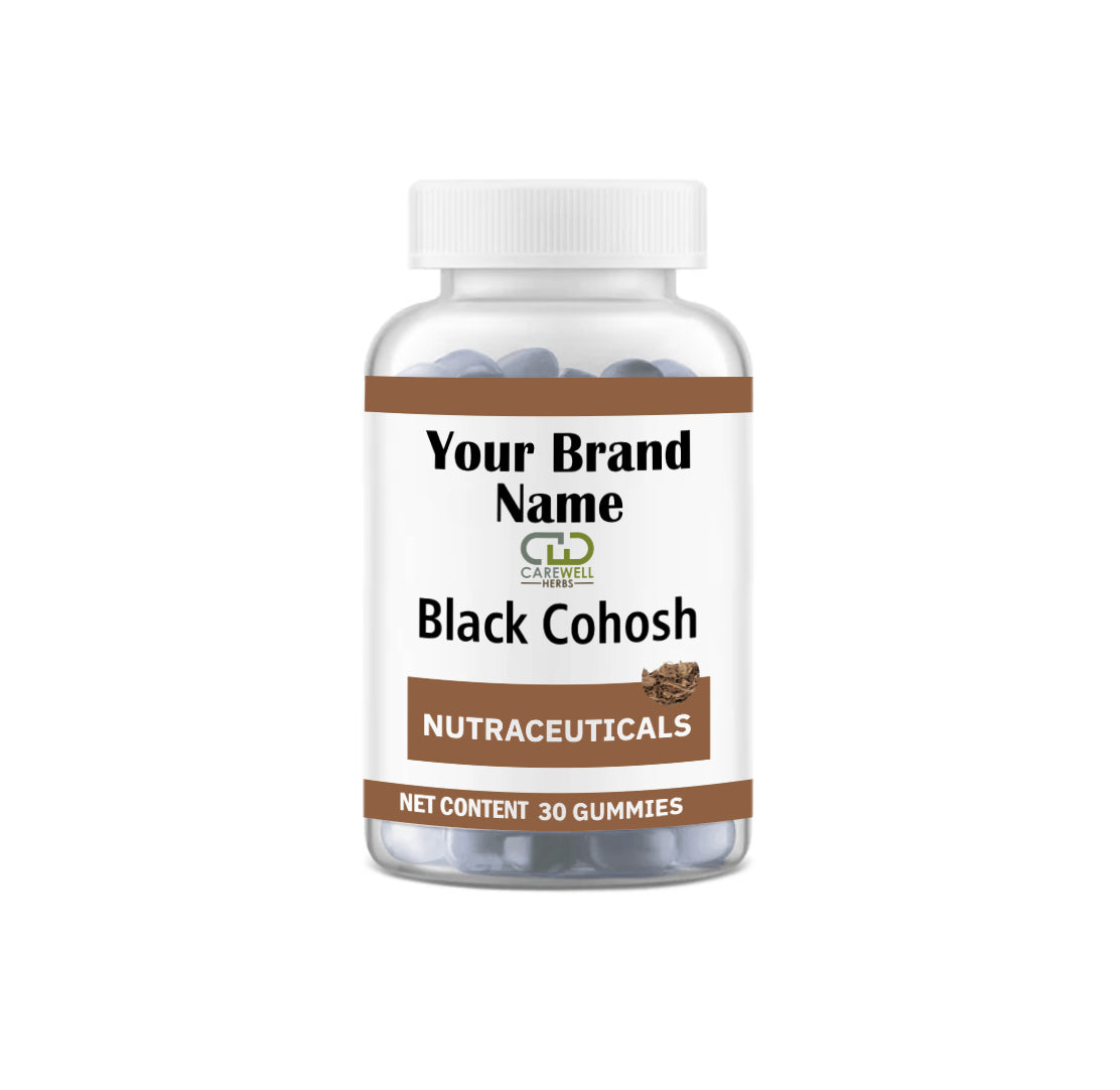 Black Cohosh – 500mg | 30 Count Carewell Herbs | Private Label | Custom Formulation | Bulk Supply