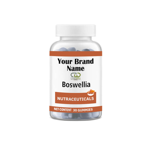 Joint & flammation Support Gummies with Boswellia – 500mg | 30 Count Carewell Herbs | Private Label