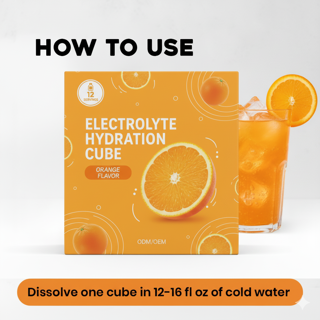 Electrolyte Hydration Cubes