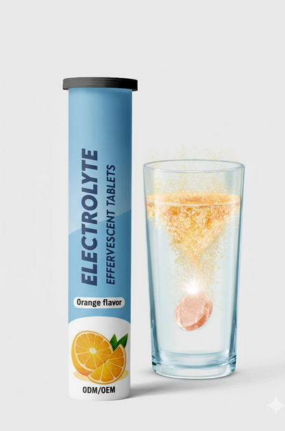 Electrolyte Hydration Effervescent Tablets Orange Flavour