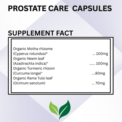 Prostate Care Capsules – Premium Quality | Global Shipping Available