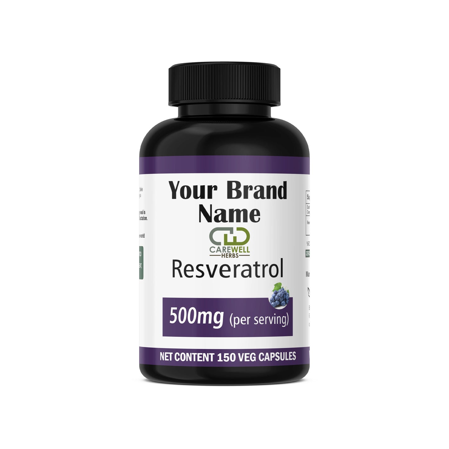 Resveratrol Capsules | Carewell Herbs – Private Label Available