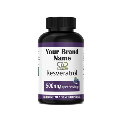 Resveratrol Capsules | Carewell Herbs – Private Label Available