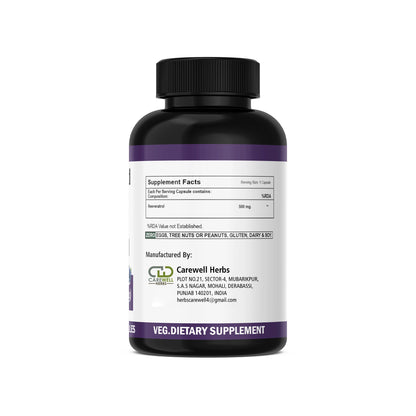 Resveratrol Capsules | Carewell Herbs – Private Label Available