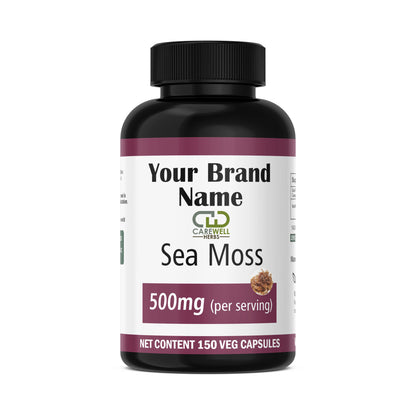 Sea Moss Capsules | Carewell Herbs – Customizable for Your Brand
