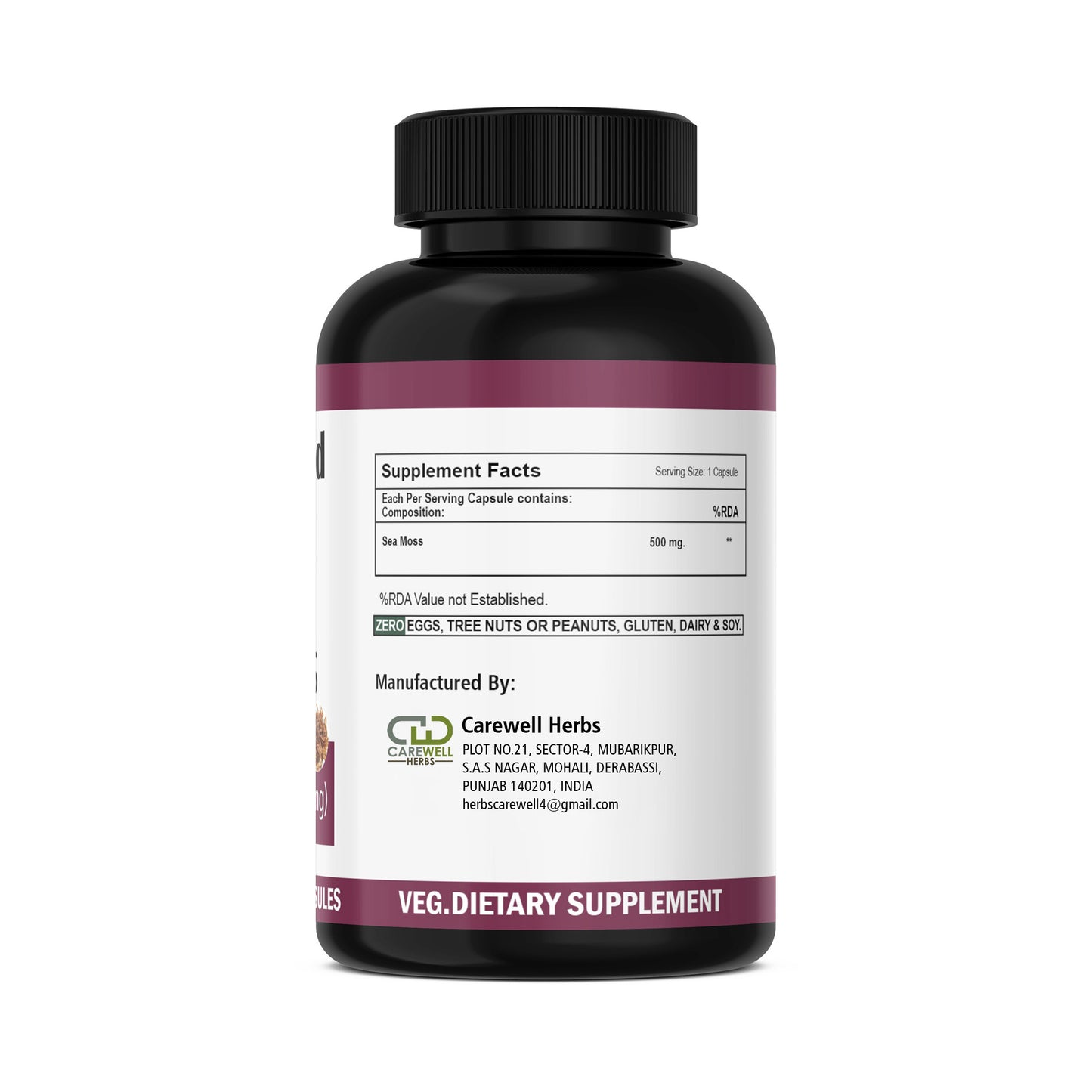 Sea Moss Capsules | Carewell Herbs – Customizable for Your Brand