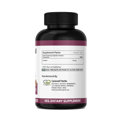 Sea Moss Capsules | Carewell Herbs – Customizable for Your Brand