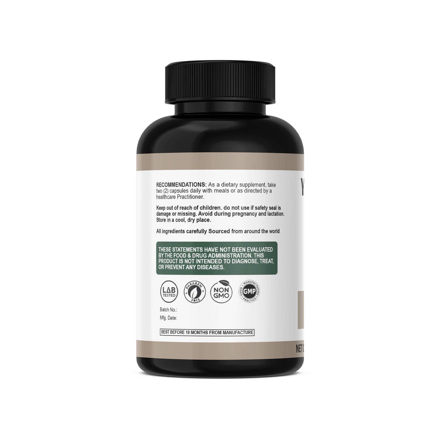 White Kidney Bean 500mg | Capsules OEM, ODM & Private Labeling Available | Carewell Herbs